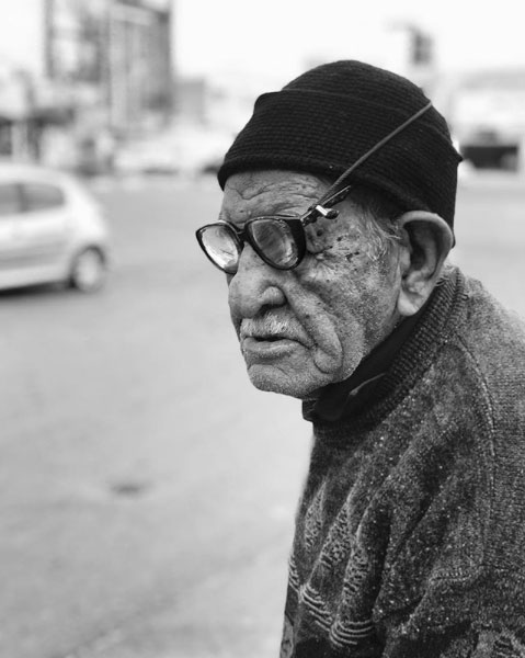 portrait photography black and white profile