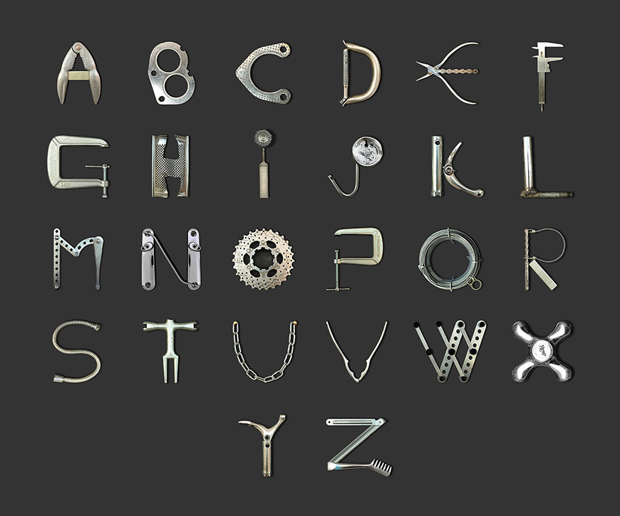 The Found-Object Font