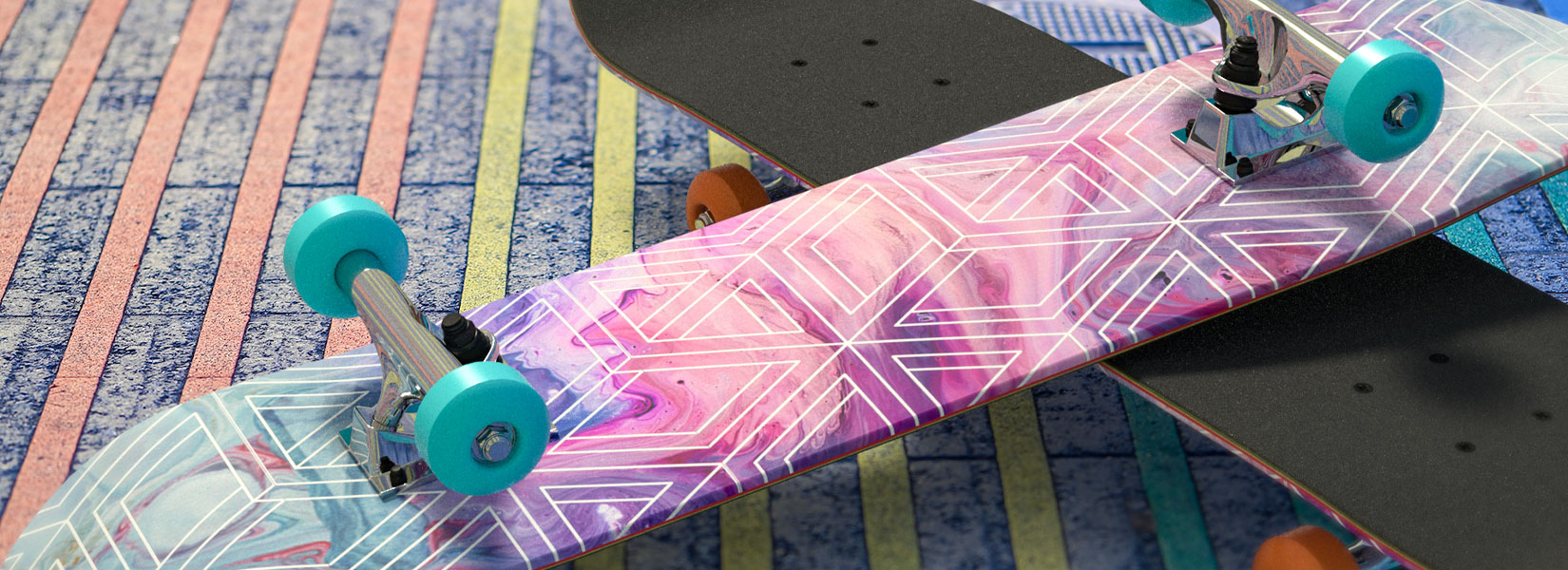 penny board deck designs