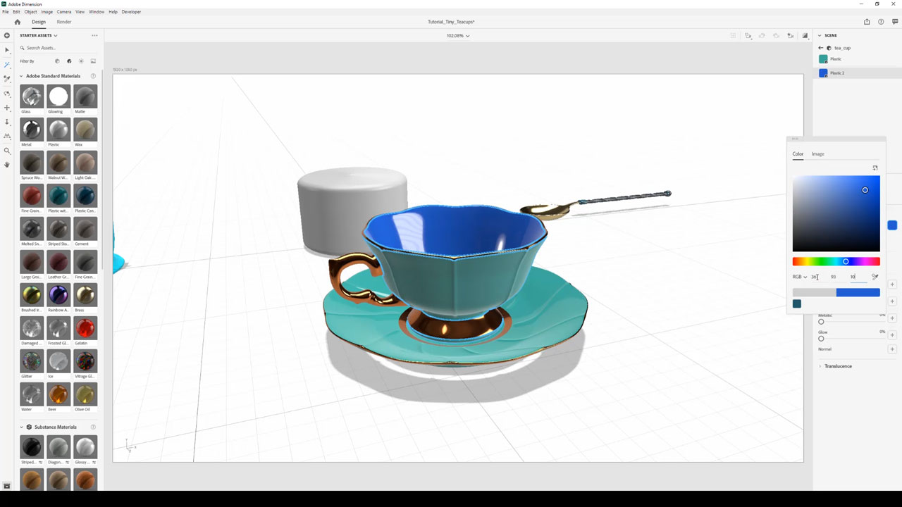 importing your own models into adobe dimension